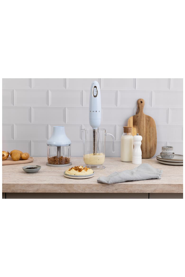 Retro Style Hand Blender Set, Alternate, color, PASTEL BLUE
