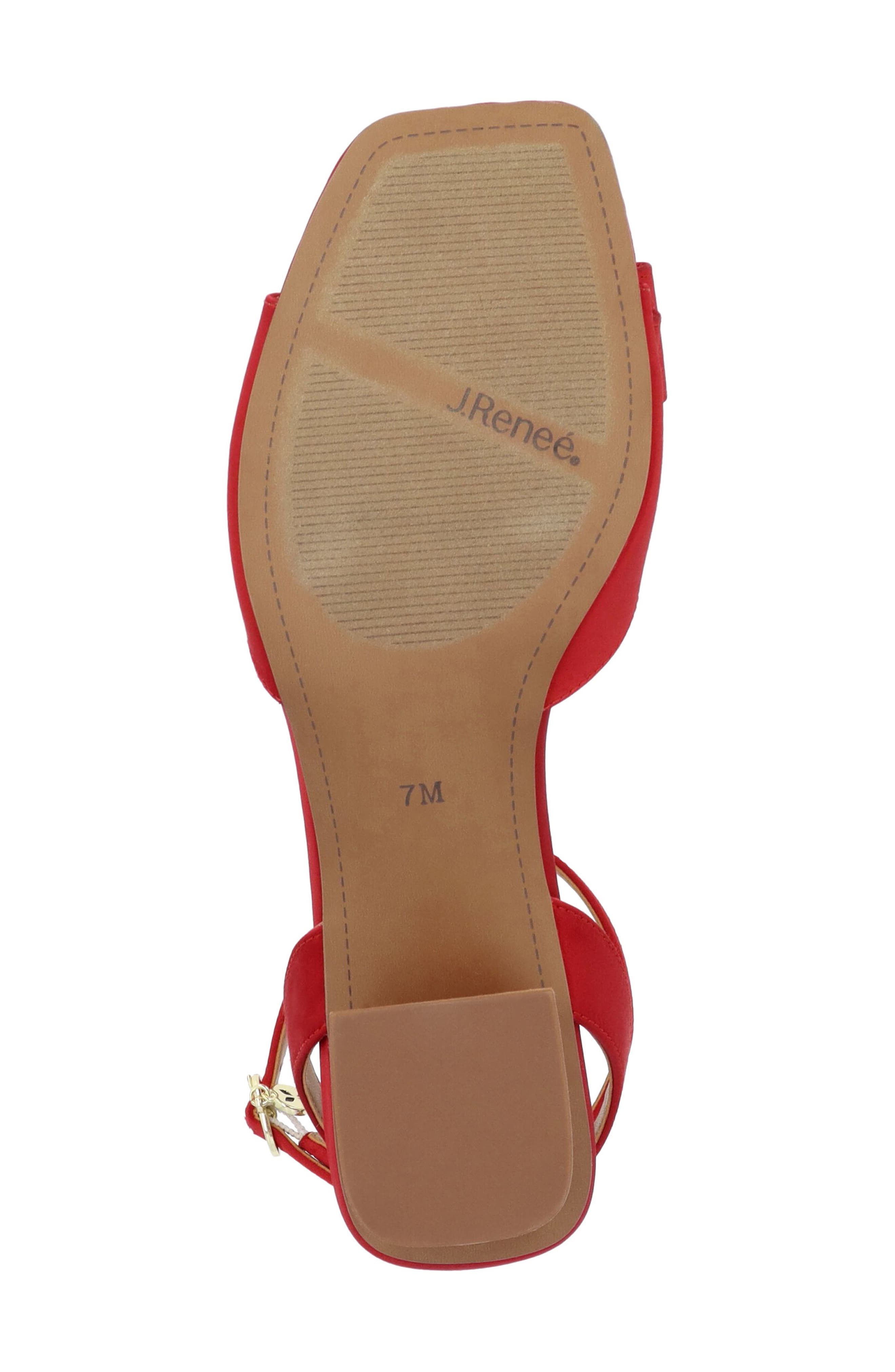 Novela Ankle Strap Sandal, Alternate, color, RED