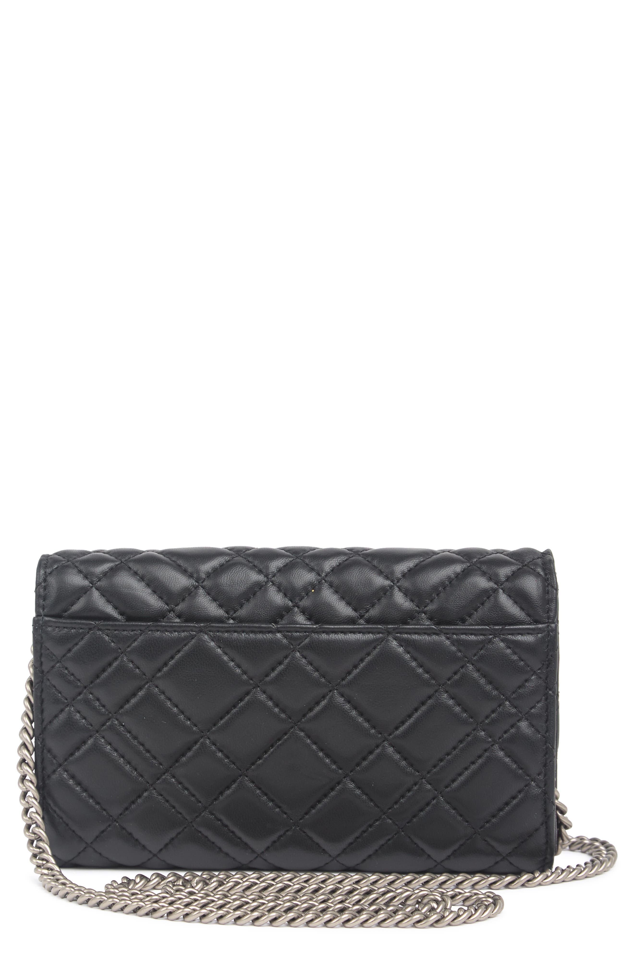 Kurt Geiger London KURT GEIGER Brixton Leather Chain Wallet, Alternate, color, 