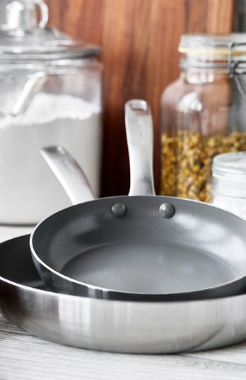 Chatham Stainless Ceramic Nonstick 8” & 10” Frypan Set