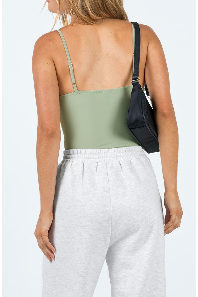 Linden Camisole Bodysuit, Alternate, color, KHAKI