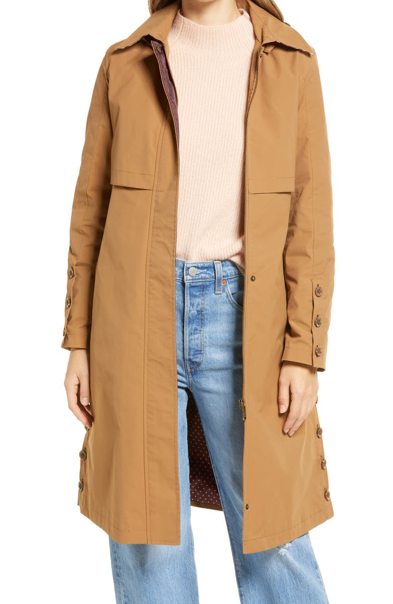 Sam Edelman Water Repellent Trench Coat, Main, color,
