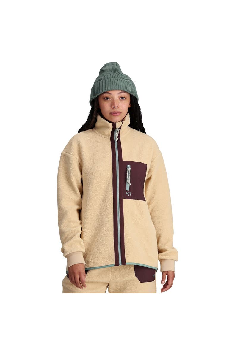 Kari Traa Ane Pile Jacket - Women
s, Main, color, Oat