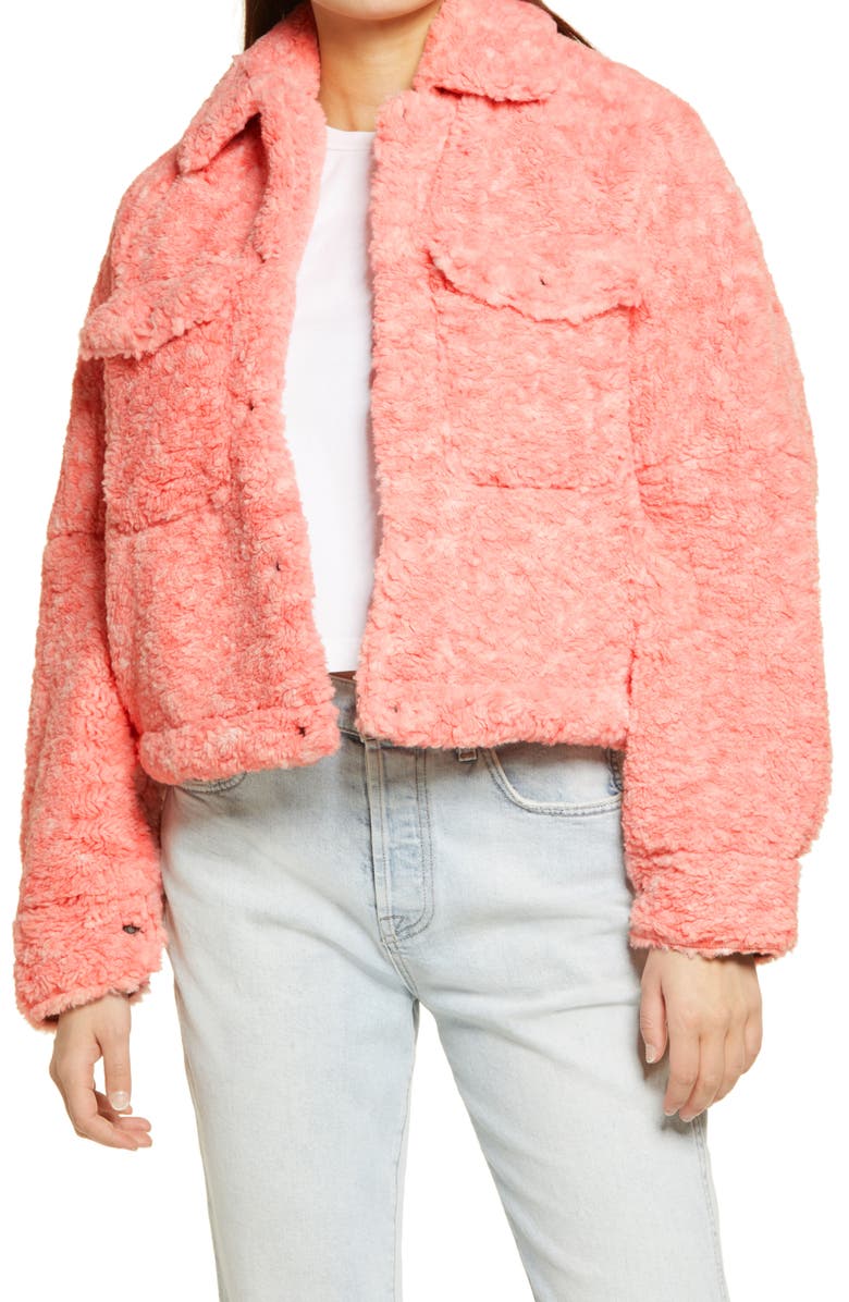 Free People Teddy Swing Jacket, Main, color, 