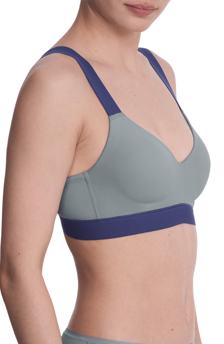 Natori Dynamic Convertible Contour Sports Bra, Alternate, color, Seaglass/Ink