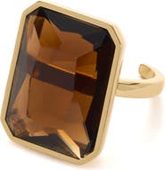 Ramy Brook Norika Glass Statement Ring