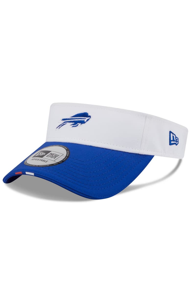New Era Men's New Era White/Royal Buffalo Bills 2025 NFL Training Camp Adjustable Visor, Main, color, White