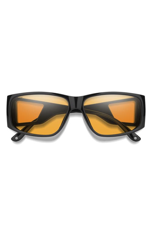 Smith Monroe Peak 62mm Oversize Chromapop™ Polarized Sunglasses In Yellow