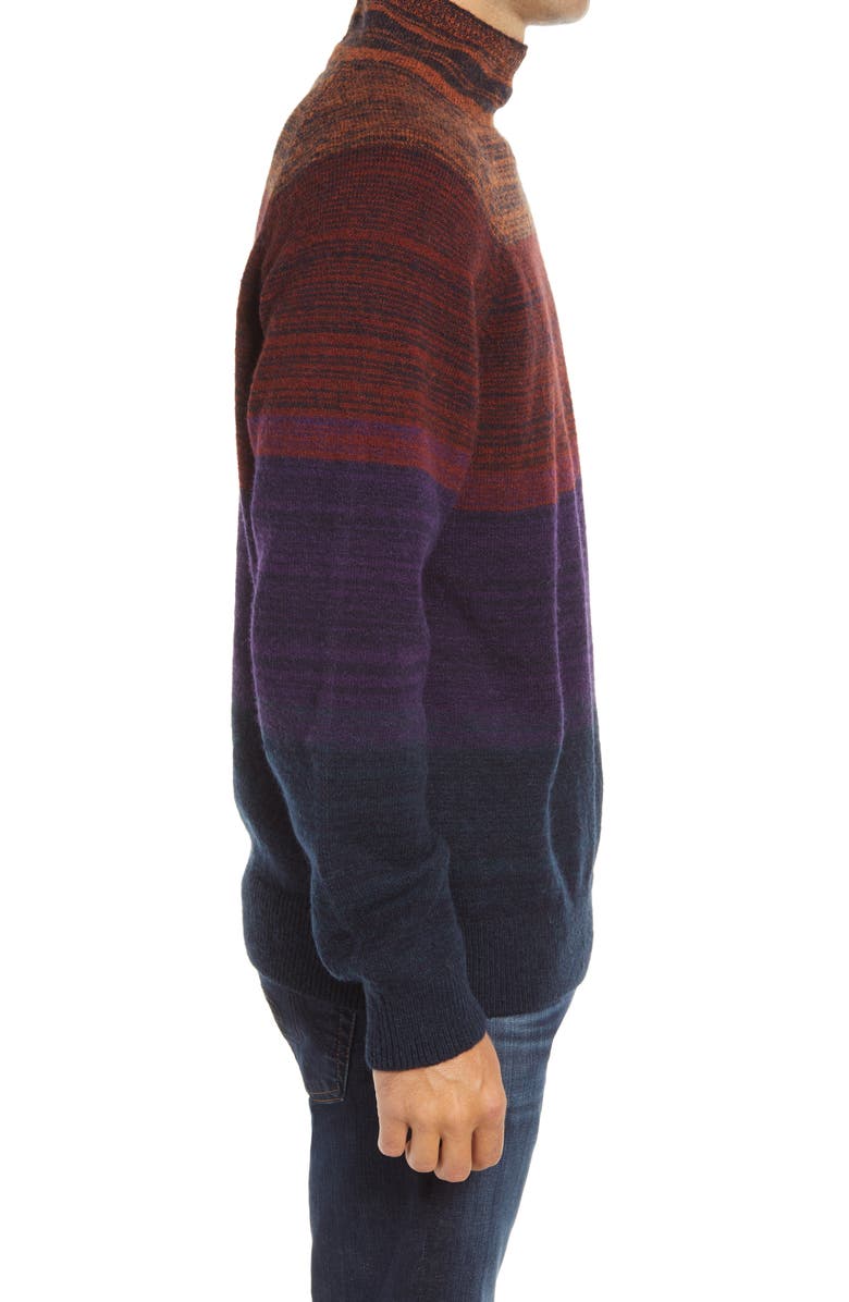 Scotch & Soda Gradient Mock Neck Sweater, Alternate, color, 