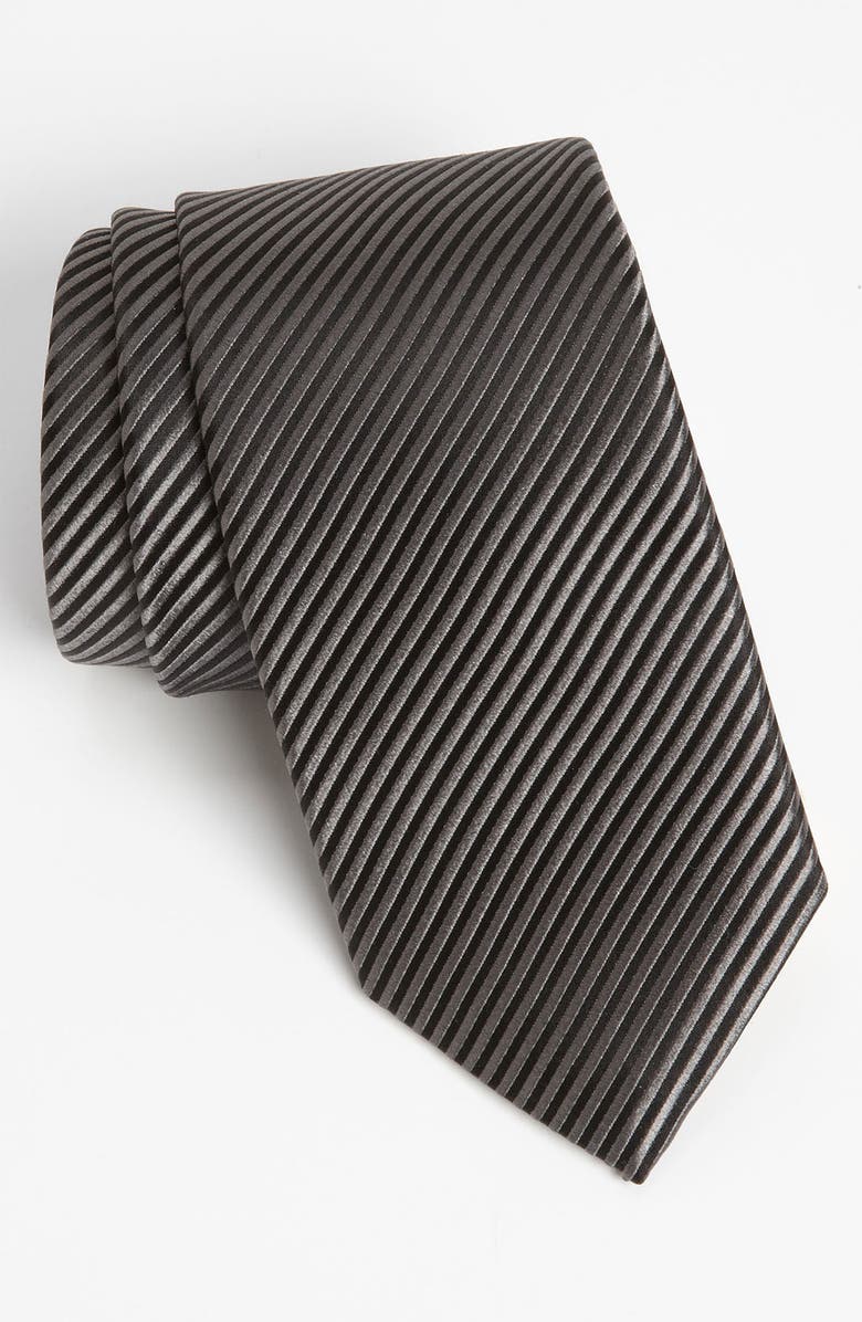 David Donahue Woven Silk Tie, Main, color, 