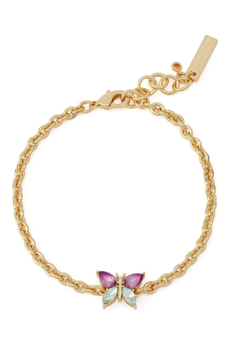 Butterfly Flex Bracelet, Main, color, GOLD