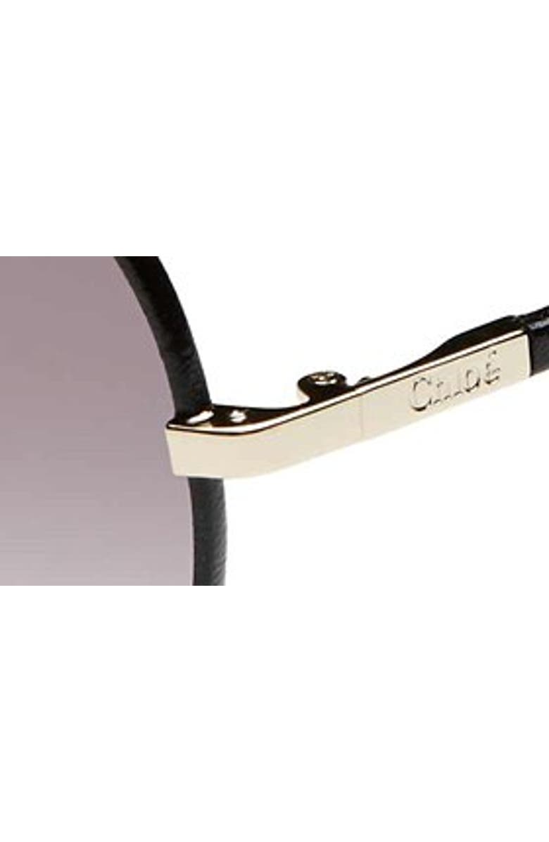 Chloé 60mm Aviator Sunglasses, Alternate, color,