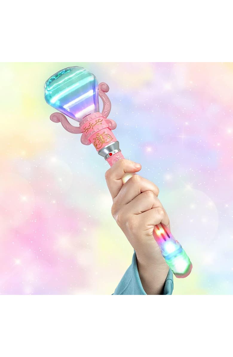 ArtCreativity Lightup Spinning Diamond Wands 2 Pack Pink & Blue, 14" Fairy, Alternate, color, Multicolored