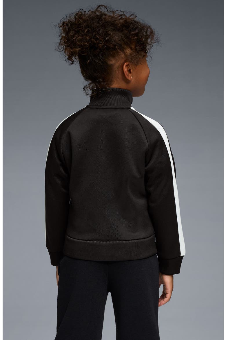 Kids' T7 Foundations Piqué Track Jacket, Alternate, color, BLACK