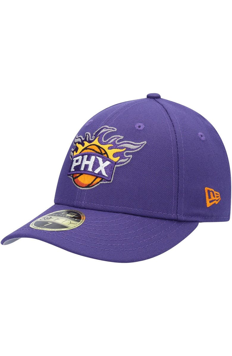 New Era Men's New Era Purple Phoenix Suns Team Low Profile 59FIFTY Fitted Hat, Main, color, 