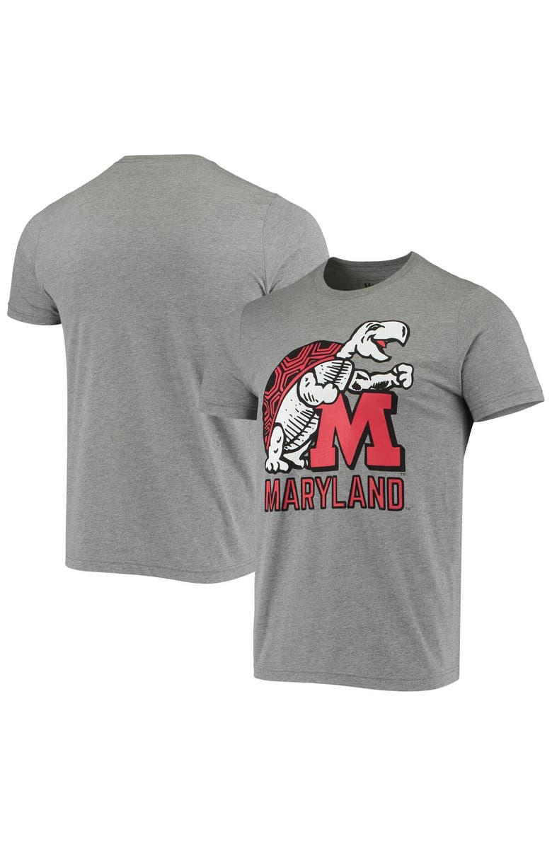 HOMEFIELD Men's Homefield Gray Maryland Terrapins Vintage Testudo T-Shirt, Main, color, 