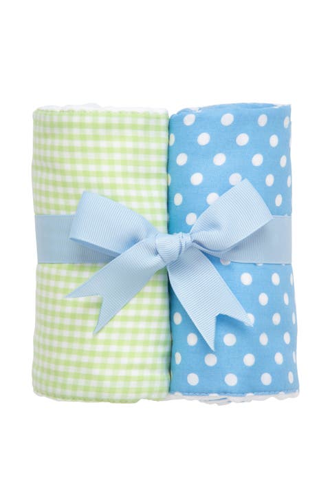 Dot Set of Two Burp Cloths