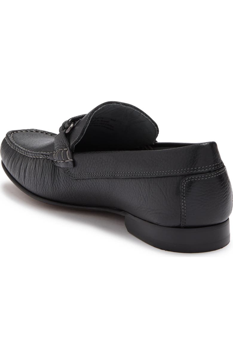 Donald Pliner Leather Loafer, Alternate, color, Black