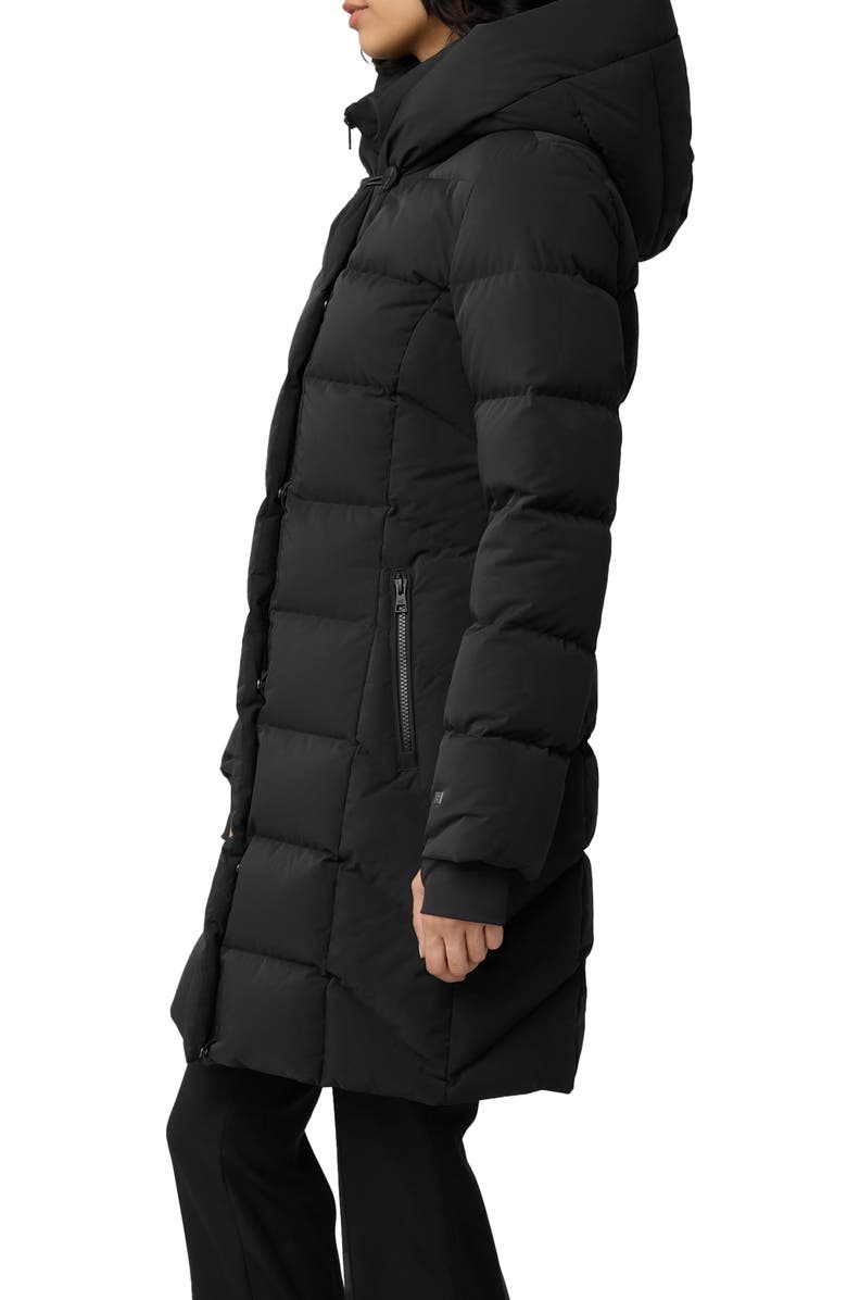Soia & Kyo Sonny Water Repellent 700 Fill Power Down Coat, Alternate, color, Black