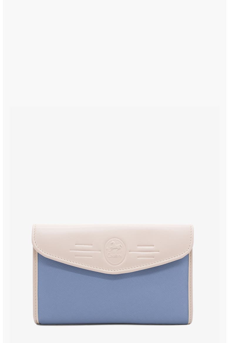 Radiance 206 Wallet, Alternate, color, Light Blue / Beige