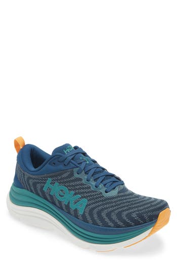 Hoka Gaviota 5 Running Shoe In Midnight/oceanic