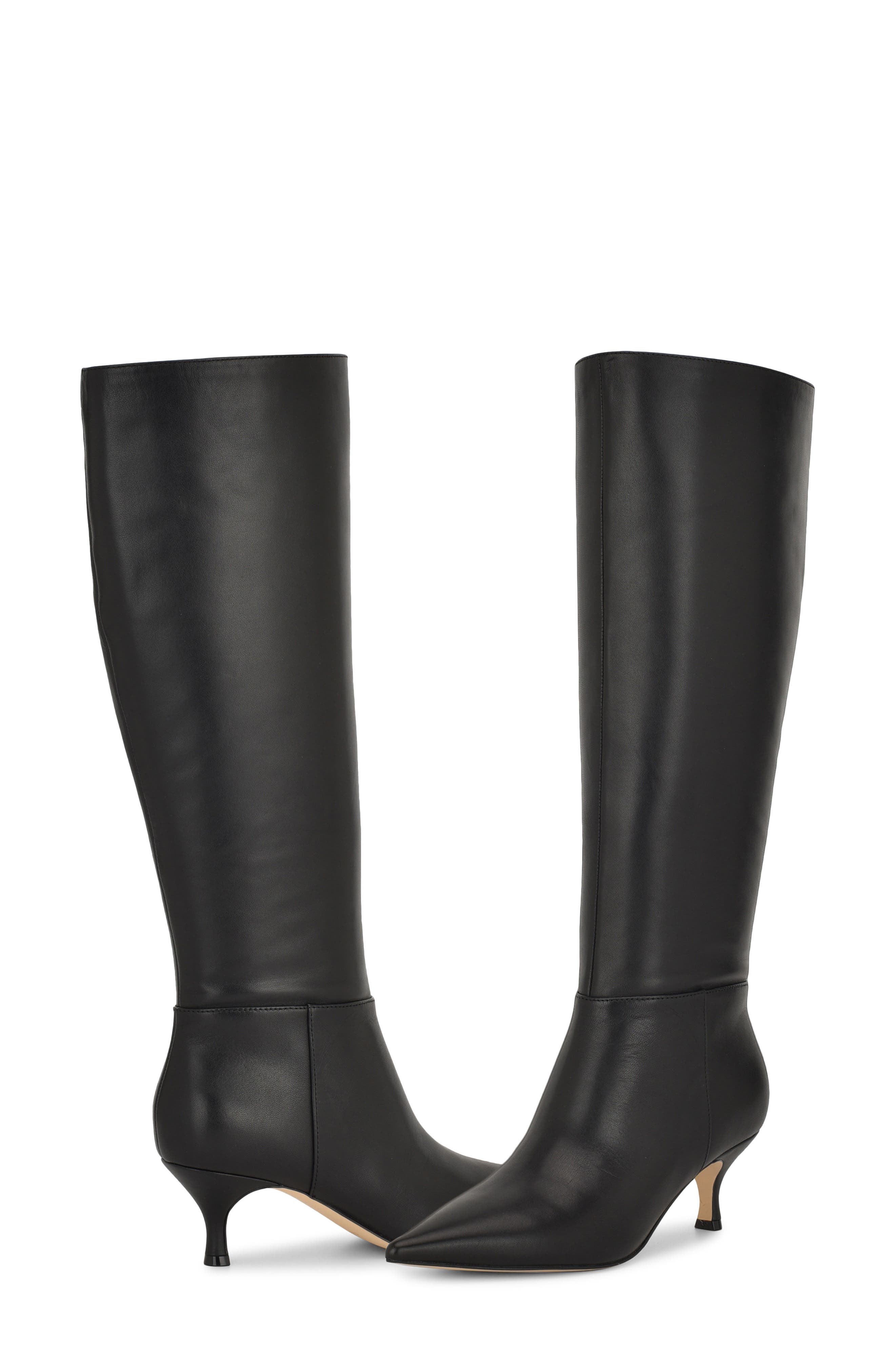 Somas Knee High Boot, Alternate, color, BLACK