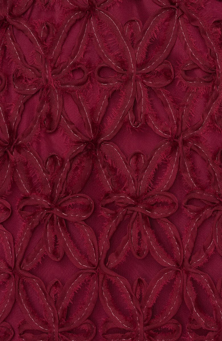 Adrianna Papell Soutache Embroidered Midi Fit & Flare Dress, Alternate, color, 