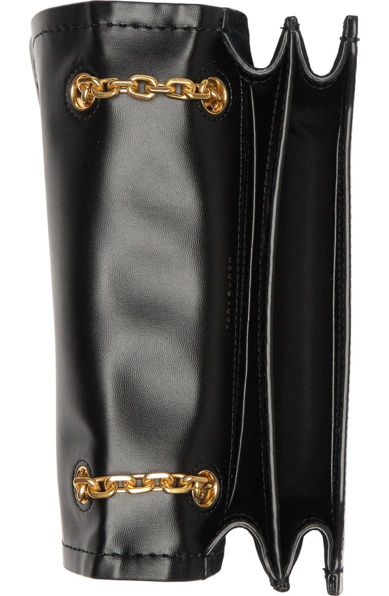 Tory Burch Carson Convertible Croc Embossed Leather Crossboby Bag, Alternate, color,