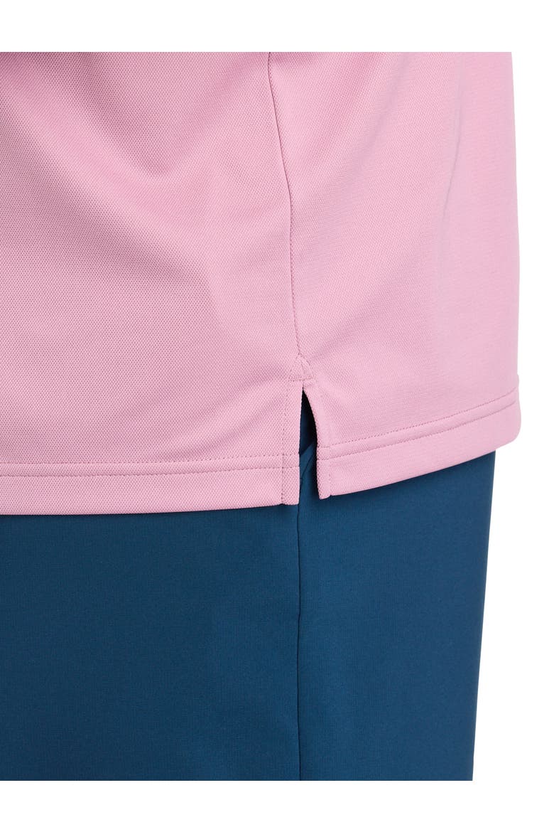 Big & Tall Contrast Solid Polo Shirt, Alternate, color, BERRY CHILL