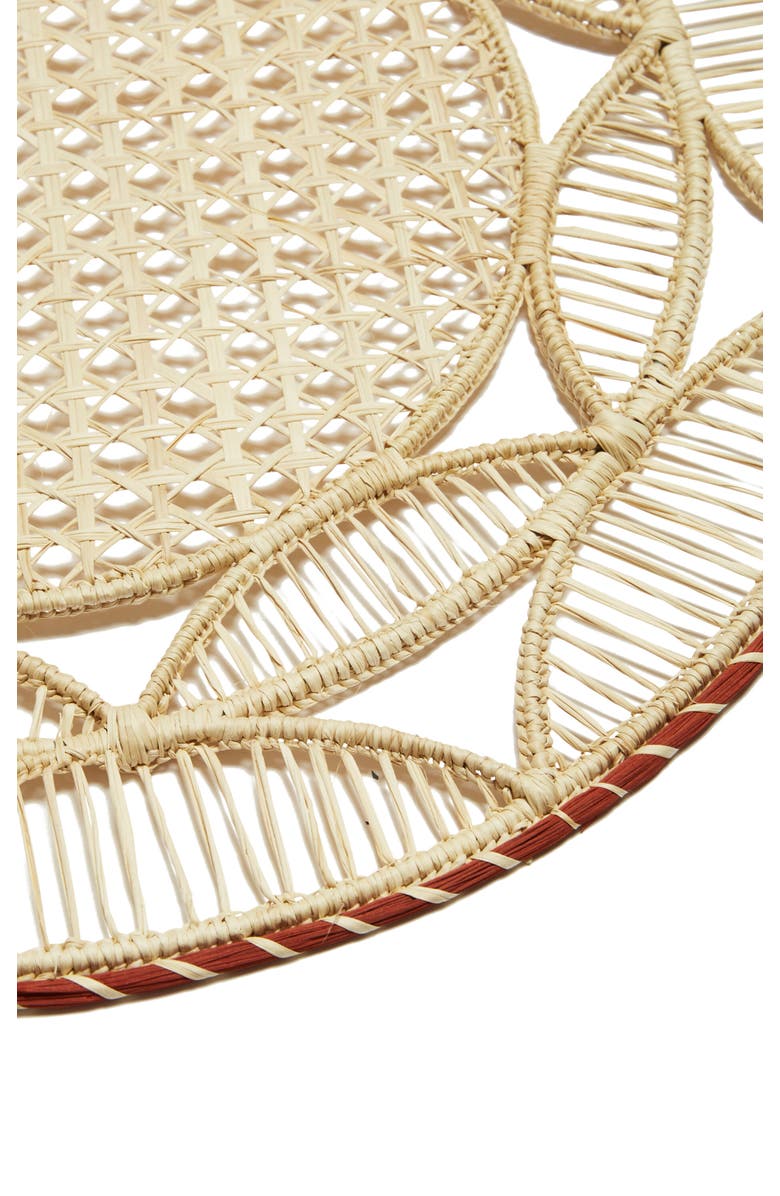 La DoubleJ Raffia Placemats Set Of 2, Alternate, color, Sol Mattone