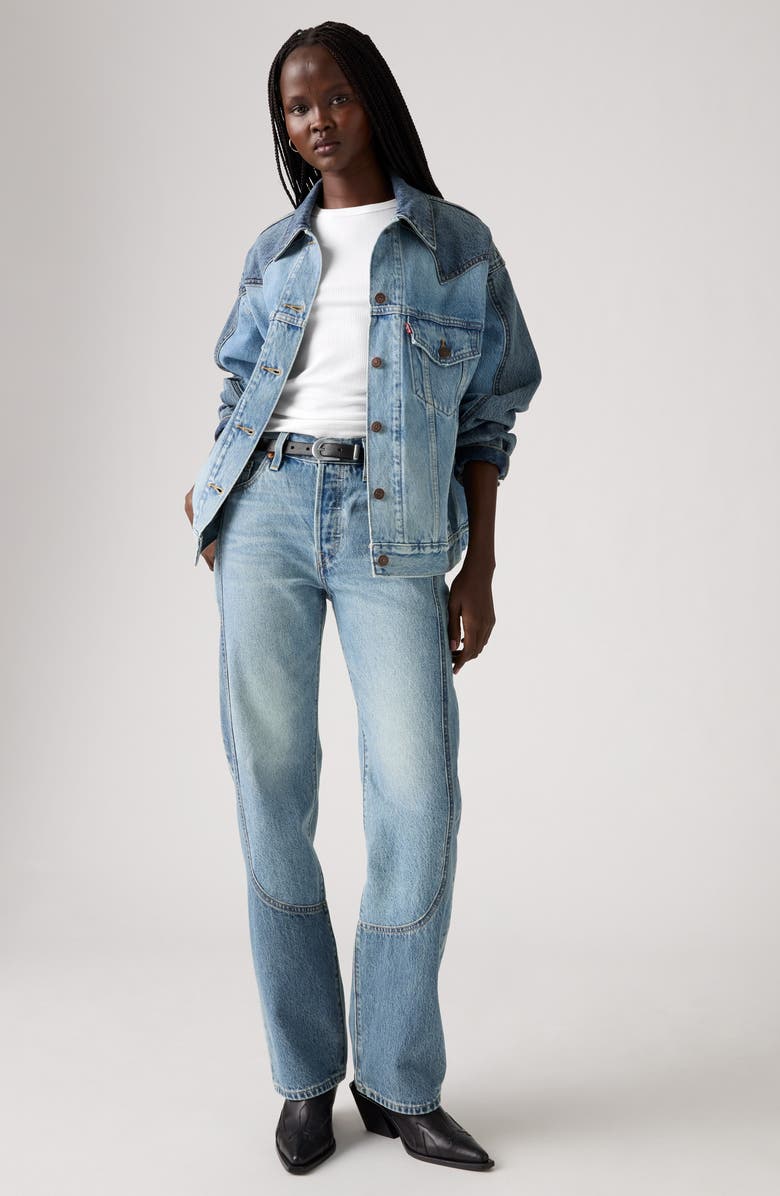 Levi's 501<sup>®</sup> '90s Western Chaps High Waist Jeans, Alternate, color, Free Range