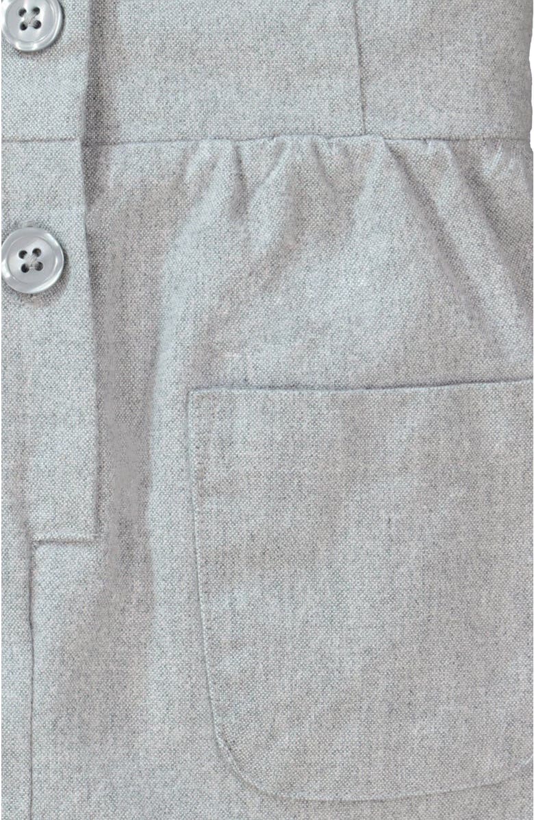 Hope & Henry Baby Girls' Knot Tie Button Front Jumpsuit, Infant, Alternate, color, 