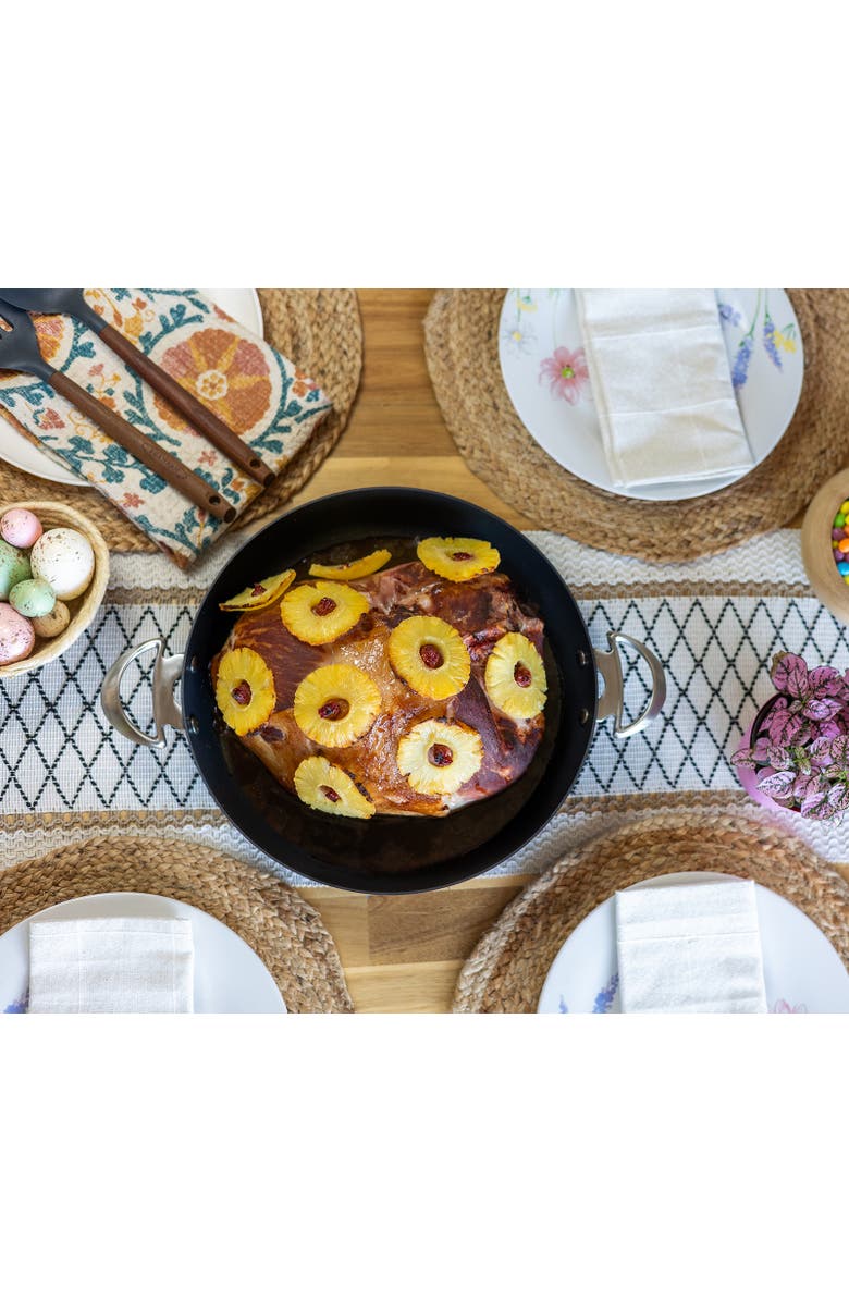 Scanpan Professional 4.5 Quart Low Sauce Pot, 10.25 Inch, Alternate, color, Black