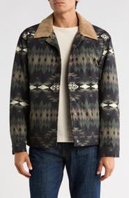 Pendleton Printt Faux Shearling Lined Trucker Jacket