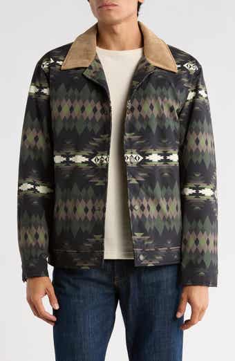Pendleton Printt Faux Shearling Lined Trucker Jacket