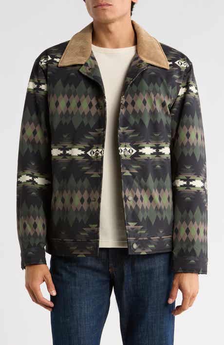 Pendleton Printt Faux Shearling Lined Trucker Jacket