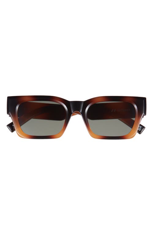 Le Specs Shmood 52mm Rectangular Sunglasses In Tortoise