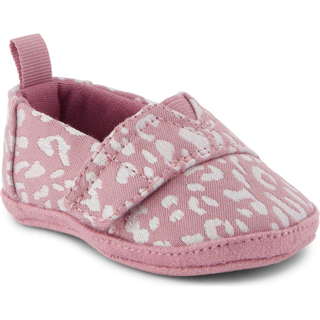 Toms Alpargata Crib Shoe In Pink