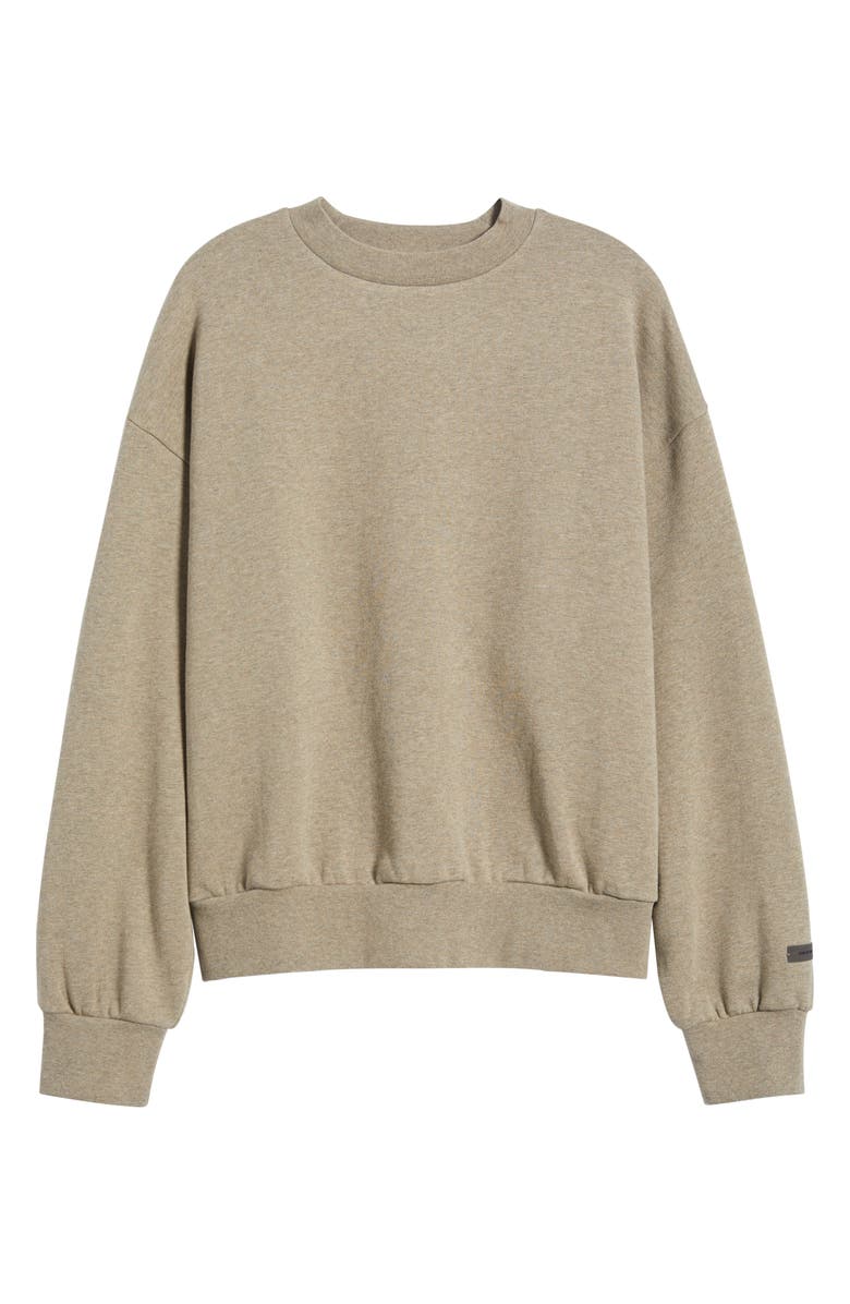 Fear of God Essentials Classic Fit Fleece Sweatshirt, Alternate, color, Homestead Heather