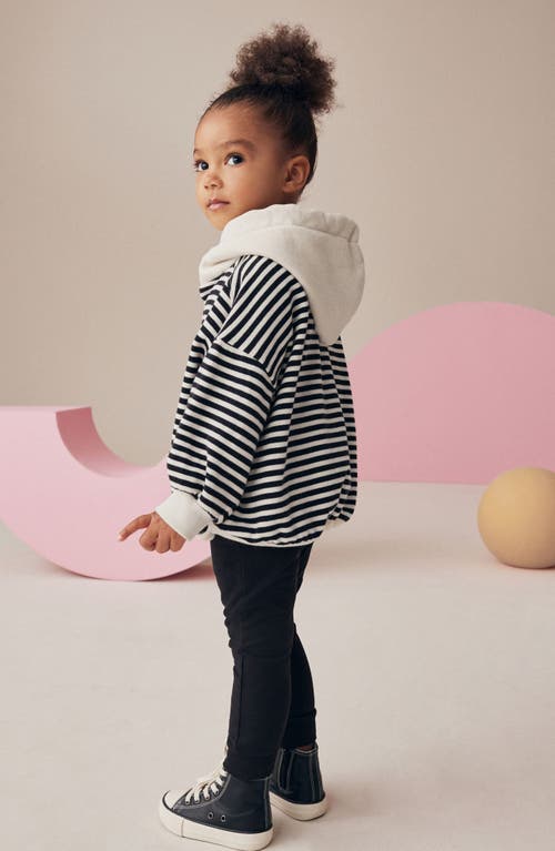 Next Kids' Bear Appliqué Hoodie & Leggings Set In Black