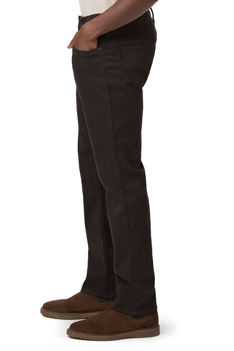 Federal High Waist Straight Leg Jeans, Alternate, color, DEEP CHOCOLATE