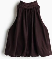 H&M Bubble-hem Halterneck Top