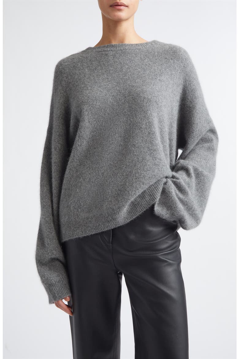 Loulou de Saison Tristan Loose Fit Mercerized Wool & Yak Hair