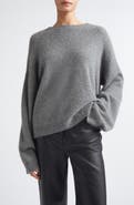 Loulou de Saison Tristan Loose Fit Mercerized Wool & Yak Hair Blend Sweater