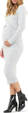 Ripe Maternity Heidi Nursing Knit Dress