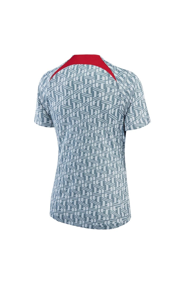 Nike Women's Nike Gray Liverpool 2022/23 Pre-Match Raglan Performance Top, Alternate, color, 