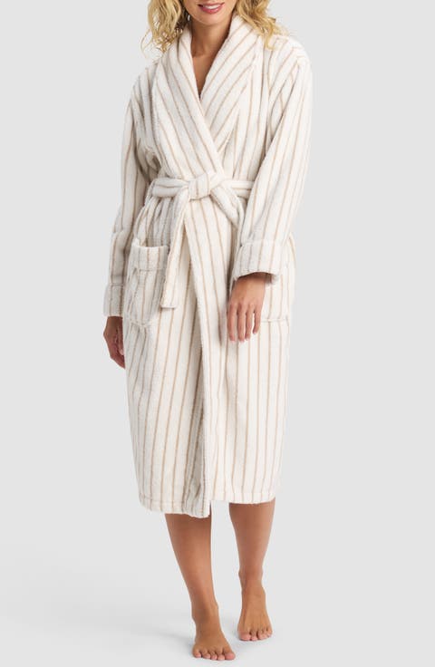 Striped Luxe Bath Robe