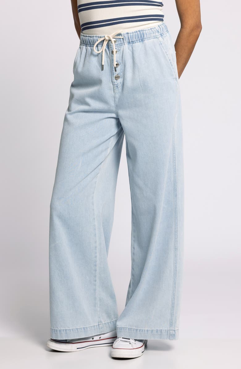Thread & Supply Norman Denim Drawstring Pants, Alternate, color, Isla Wash
