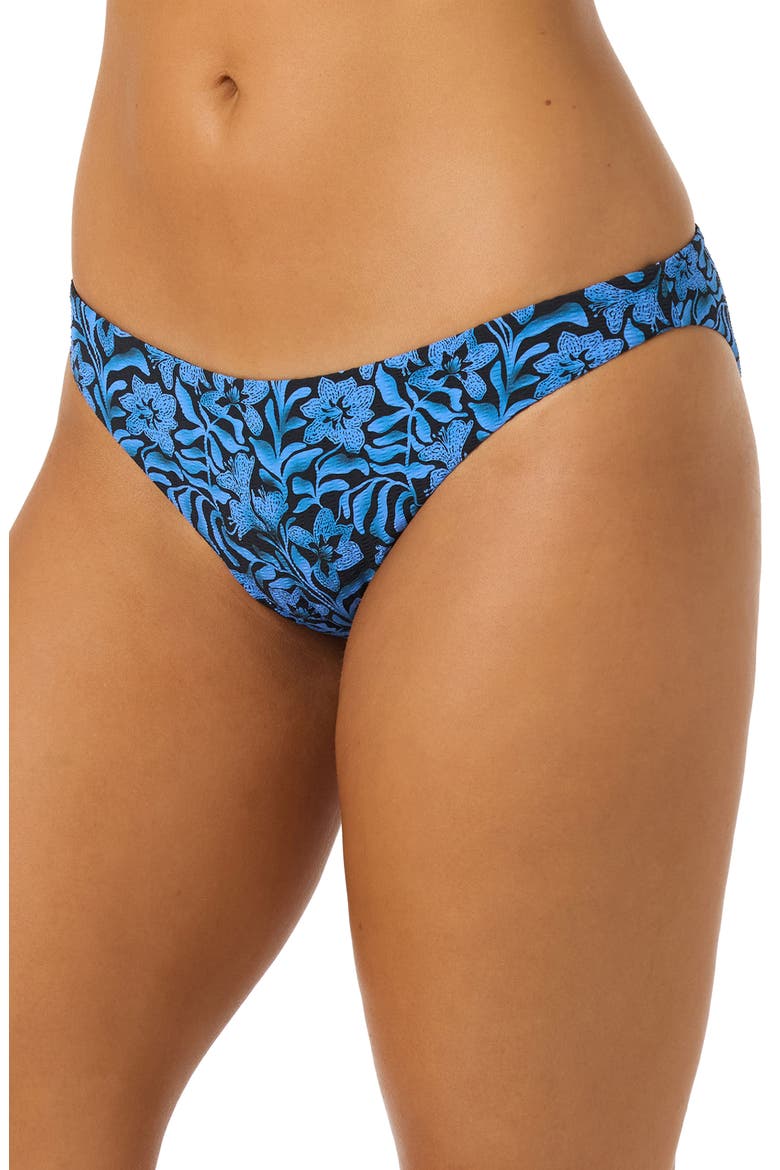 OG Rockley Seersucker Hipster Bikini Bottoms, Alternate, color, BLACK