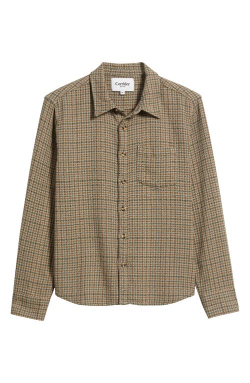 Corridor Moonrock Cotton Button-up Shirt In Brown